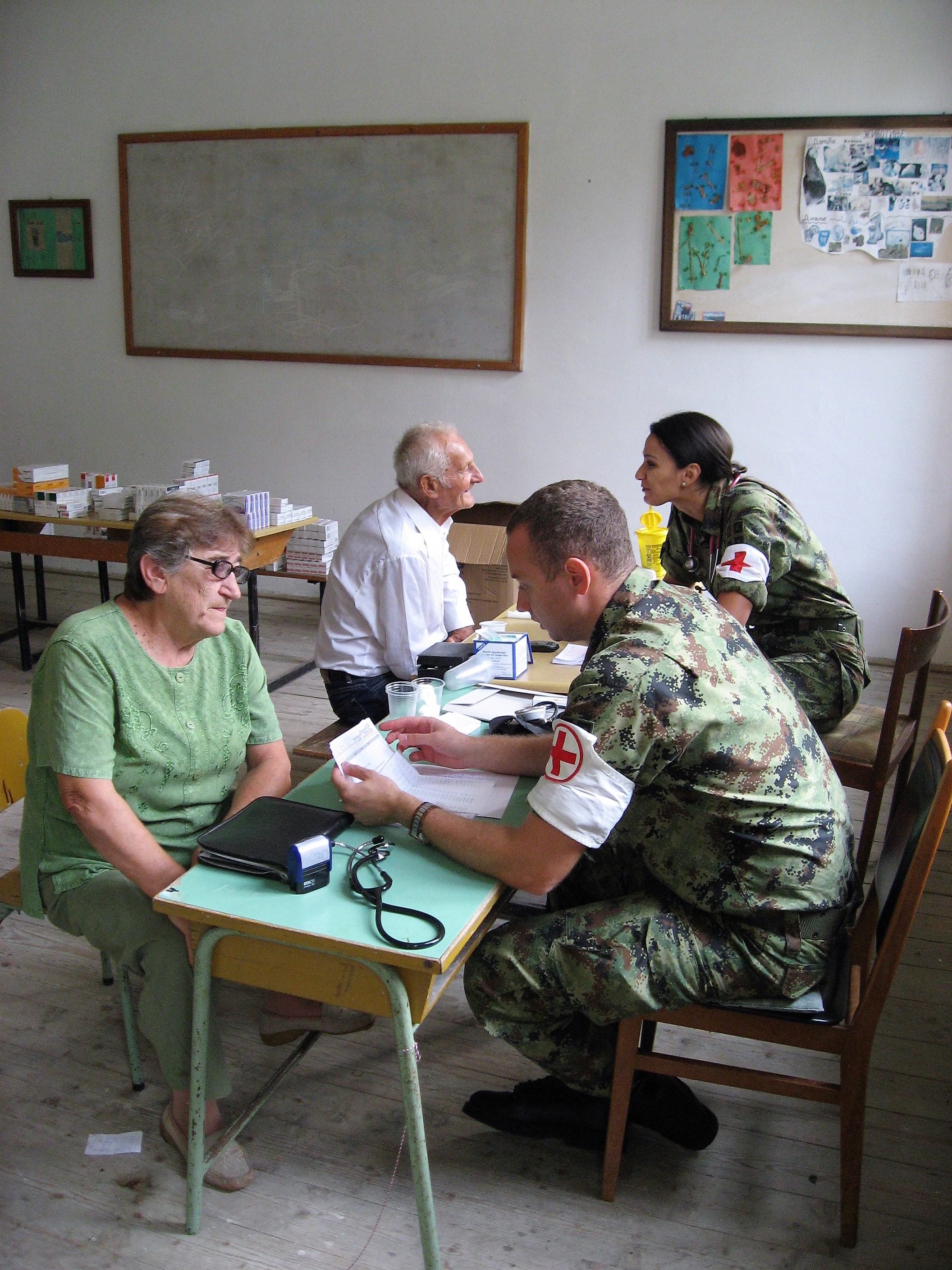 Војни лекар на селу у Солотуши