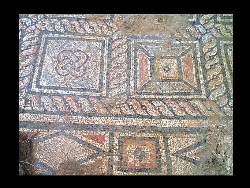 Arheološko nalazište u Skelanima- podni mozaici carske palate