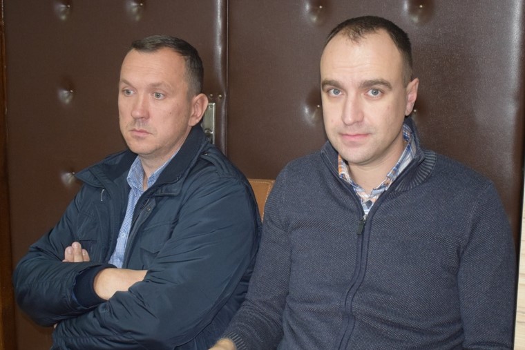 Дејан Филиповић и Петар Петровић на седници ОВ. Буџет
