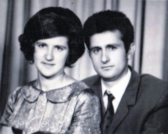 Јелена и Владимир пре 50 година на венчању