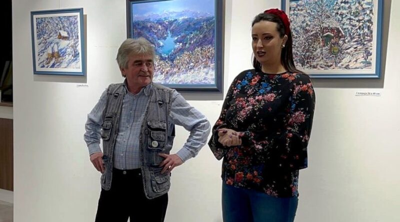Са отварања изложбе Миће Веселиновића Тарског у галерији Културног центра Златибор