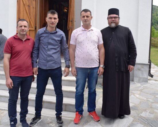 Руководство Полена са свештеником Владимиром Малешевићем