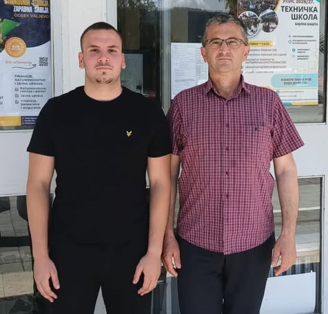 Леон и разредни старешина Милан Пантелић